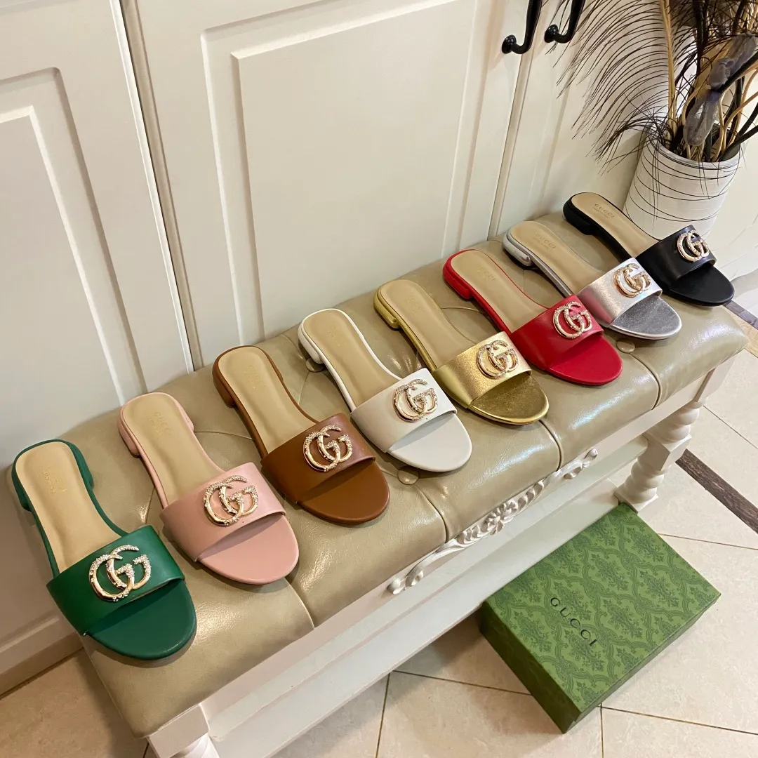 👟👟Ex-factory price 420👟👟, new Gucci slippers, cowhide surface, sheepskin lining, sizes 35-42 (custom-made sizes 43 and 44 are non-refundable)